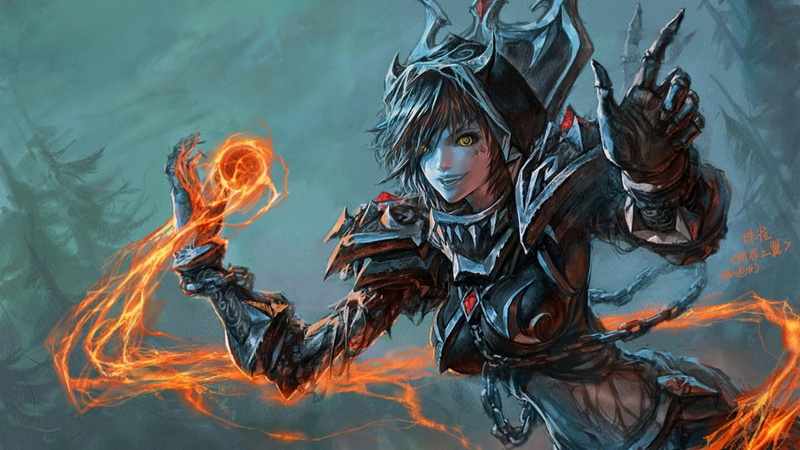fantasy art, undead, video games, 1080P, fantasy girl, World of Warcraft