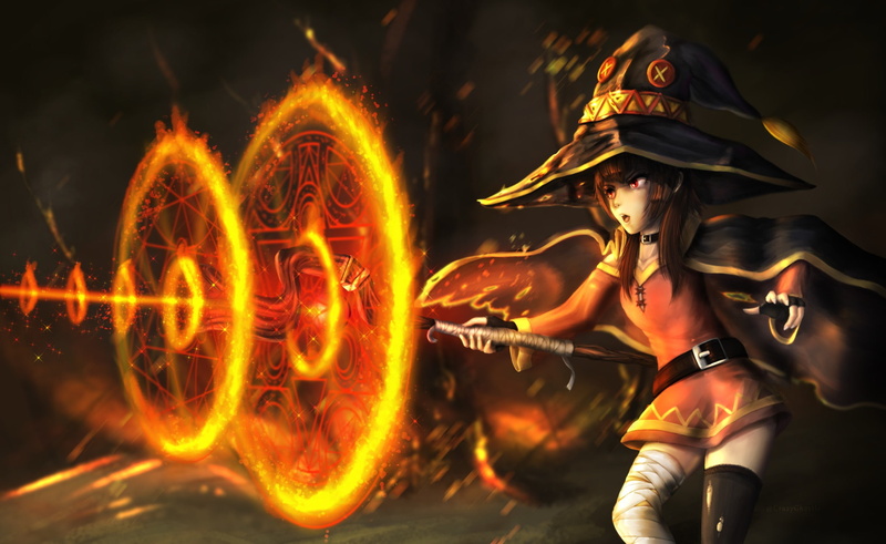 Kono Subarashii sekai is Shukufuku o!, spark, manga, asian, japanese, Kono Subarashii sekai is Shukufuku wo! 2, 1080P, KonoSuba: Gods Blessing on This Wonderful World!