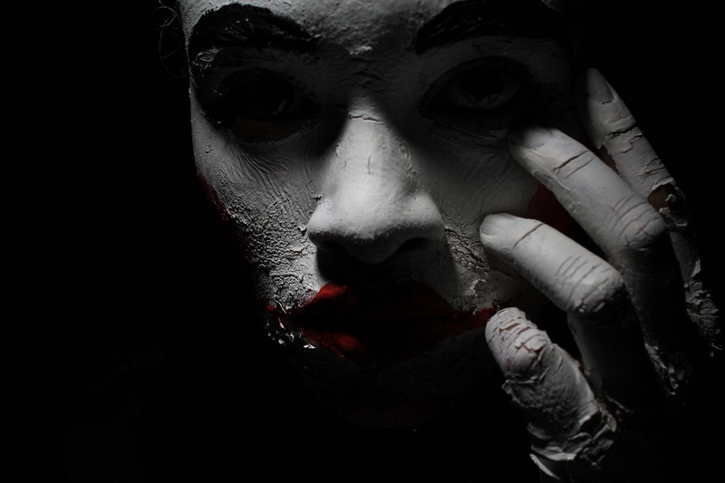studio shot, blood, bad, s, 4K, hand, human Face, spooky, character, all-in-one, fun, adult, body part, headshot, horror, color, man, human body part