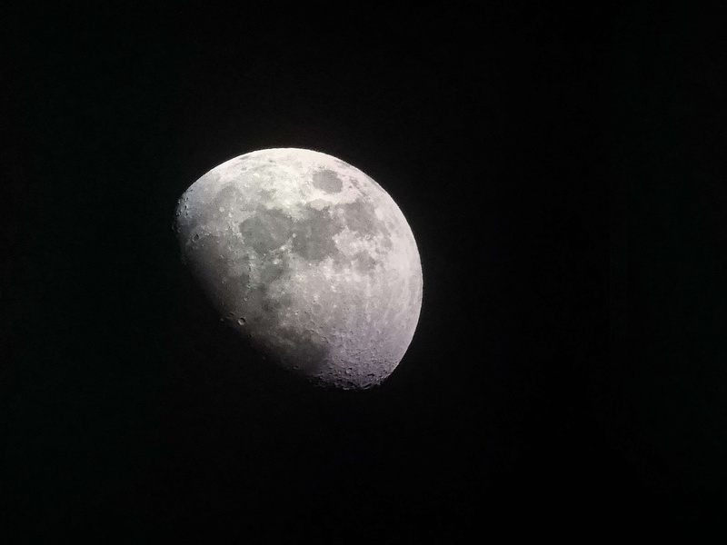 astrology, black background, nature, lunar, night, low angle view, crater, outdoors, moon surface, dark, majestic, scenics - nature, 4K, moon, beauty in nature