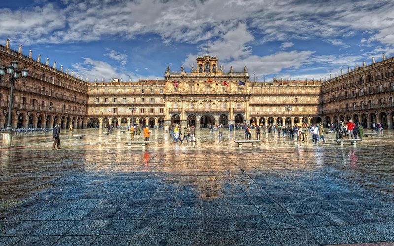 nature and landscapes, courtyard, palace, hdr, marble, 1080P, visitors, fabulous