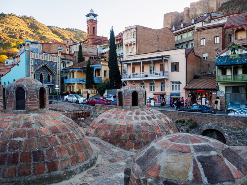house, the past, window, nature, capital, no people, history, abanotubani, georgien, sulfur baths, relaxe, place of worship, bath, residential district
