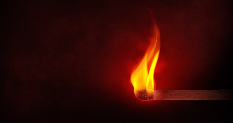 motion, fire, matchstick, igniting, match, studio shot, 4K, smoke - physical structure, inferno, sign, nature, sulfur, burning, orange color, close-up