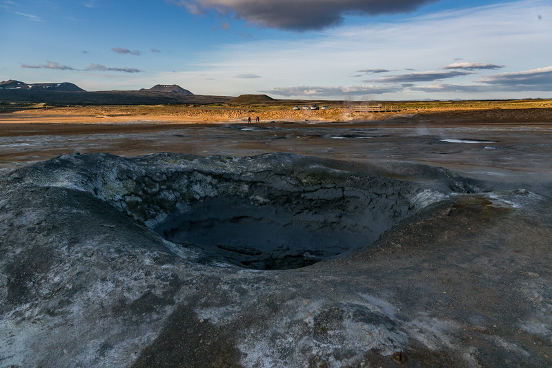 landscape, sky, steam, hot spring, physical geography, aerial, outdoors, volcano, nature, scenics - nature, daytime, salt flat, land, geyser, 2K, mountain