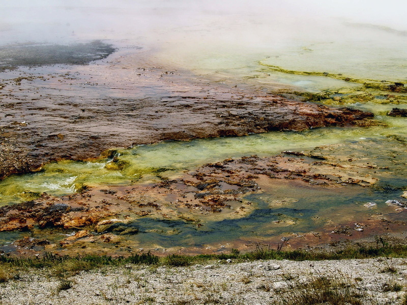 pollution, volcano, physical geography, sulfur, power in nature, minerals, yellowstone national park, geology, volcanic landscape, volcanic, no people