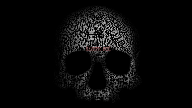 black color, typography, indoors, digital, human skull, communication, close-up, security, people, horror, skull, spooky, human face, studio shot, dark