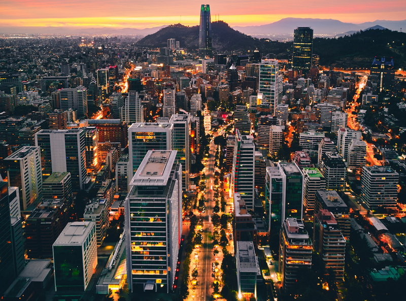 City, built structure, Road, skyscraper, urban skyline, office building exterior, nature, financial district, high angle view, tall - high, 2K, Aerial