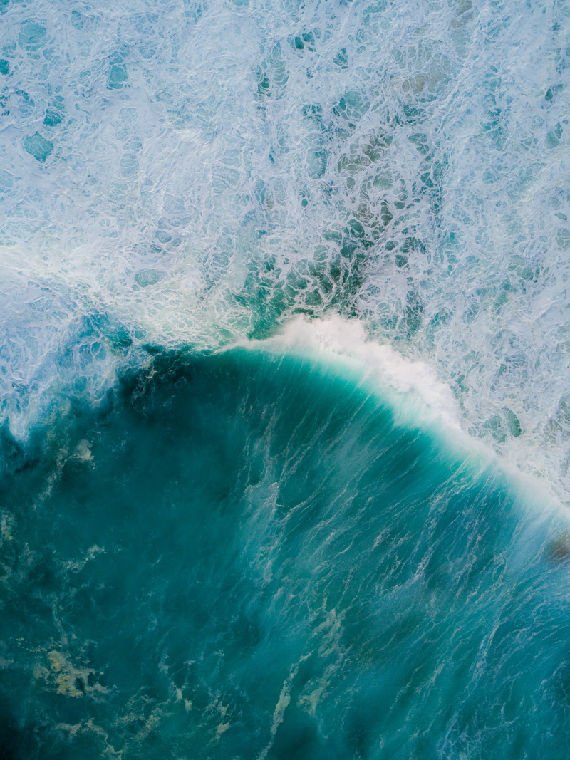 sport, sea, aerial, h2o, power in nature, waves, aerial shot, birds eye view, motion, outdoors, waterfront, wave, blue, aquatic sport, 4K, turquoise colored