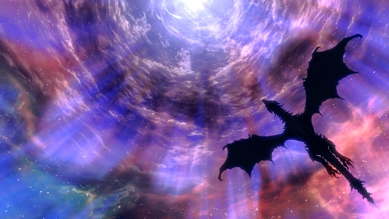 Alduin the World-Eater, Dragon, 1080P, The Elder Scrolls, Skyrim, The Elder Scrolls V: Skyrim, Dark