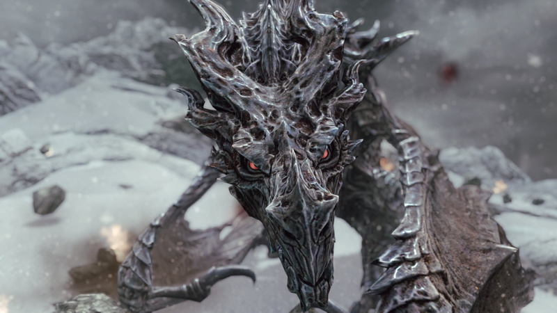 Alduin, screen shot, 1080P, PC gaming, Game Mod, The Elder Scrolls V: Skyrim