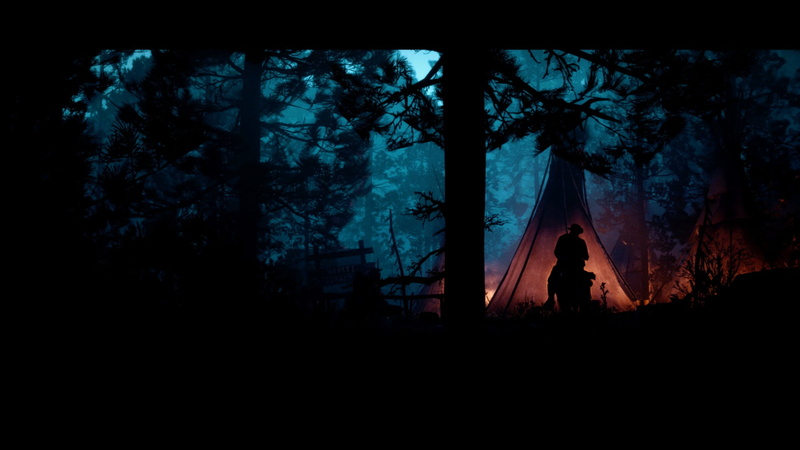 hut, screen shot, 2K, forest, cowboy, Red Dead Redemption 2, trees