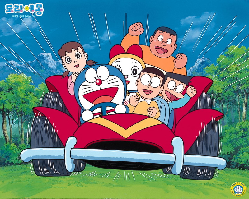 males, Doraemon, child, happiness, family, boys, mode of transportation, sky, people, couple - relationship, men, Anime, childhood, two people, positive emotion
