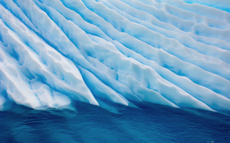 OS X, digital, water, Mavericks, cold, ice, 2K, North, iceberg