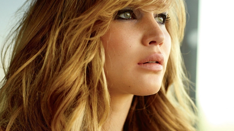 face, hair, Jennifer Lawrence, contemplation, one person, portrait, lawrence, human hair, young adult, adult, looking, depression - sadness, human face