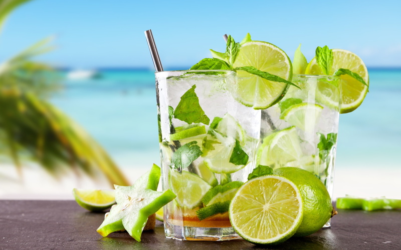 Cocktail, Lemon, Tropical, Mojito, Cool, Drinks, Summer, 2K