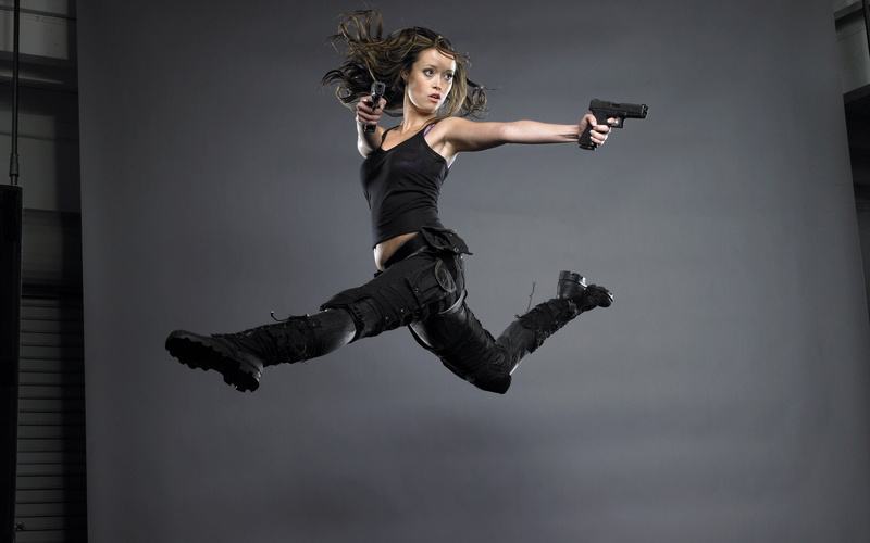 dancer, 2K, actress, hollywood actresses, summer, glau, guns, celebrity, summer glau