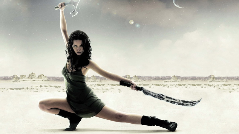 2K, firefly, art, x, Summer Glau, river, serenity, tam, glau, nature, rivers, swords, hd, summer