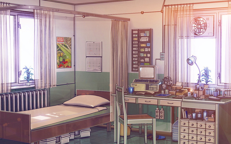anime, home interior, window, building, no people, day, chebynkin, apartment, chair, home, illustration, home showcase interior, art, flare, house, indoors
