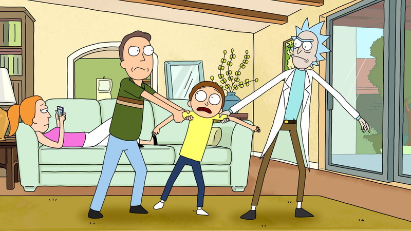 Summer Smith, Jerry Smith, Rick and Morty, Rick Sanchez, 1080P, TV Show, Morty Smith