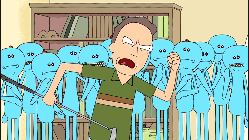 Jerry Smith, Mr. Meeseeks (Rick and Morty), 1080P, Rick and Morty, TV Show