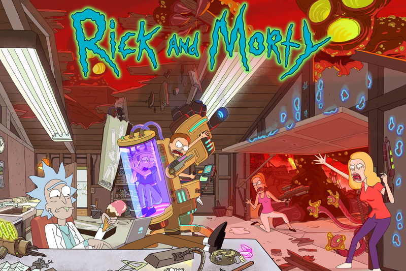 TV Show, 2K, Jerry Smith, Summer Smith, Beth Smith, Morty Smith, Rick Sanchez, Rick and Morty