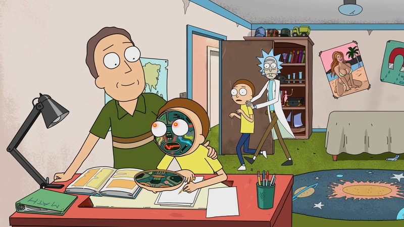 Morty Smith, Jerry Smith, TV Show, Rick and Morty, 1080P, Rick Sanchez