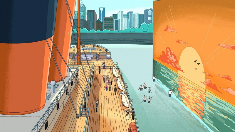 1080P, Jerry Smith, Beth Smith, TV Show, Rick and Morty, Titanic