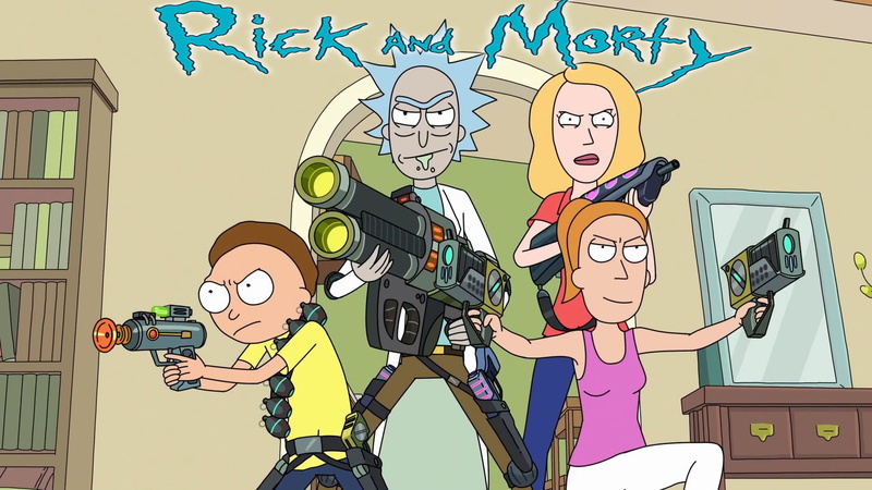 smiling, cartoon, emotion, people, input device, business person, Morty Smith, 1080P, microphone, human body part, Beth Smith, TV Show, arms raised, talking