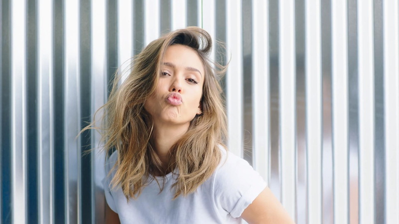 blowing kisses, teenager, wall - building feature, women, portrait, young adult, hairstyle, hair, contemplation, striped, adult, Sending Kiss, brunette
