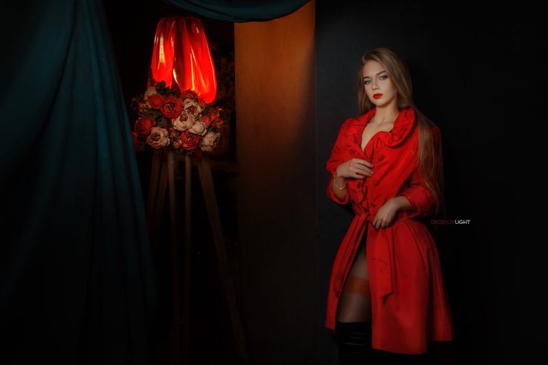 2K, Alexander Drobkov-Light, Lily Fingerless, flowers, Girl, blonde