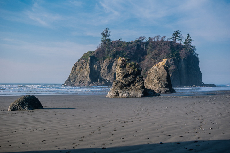 scenics - nature, rock formation, 5K, sea, stack rock, solid, rocks, beauty in nature, horizon, beach, nature, coast, tranquility, cloud - sky, united states