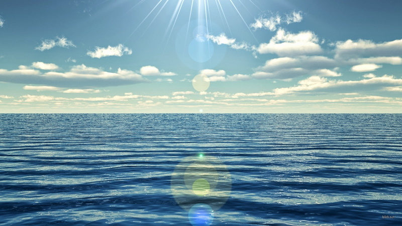 beauty in nature, waterfront, outdoors, oceano, nature, horizon over water, sky, rippled, sunlight, motion, 720P, tranquility, cloud - sky, tranquil scene