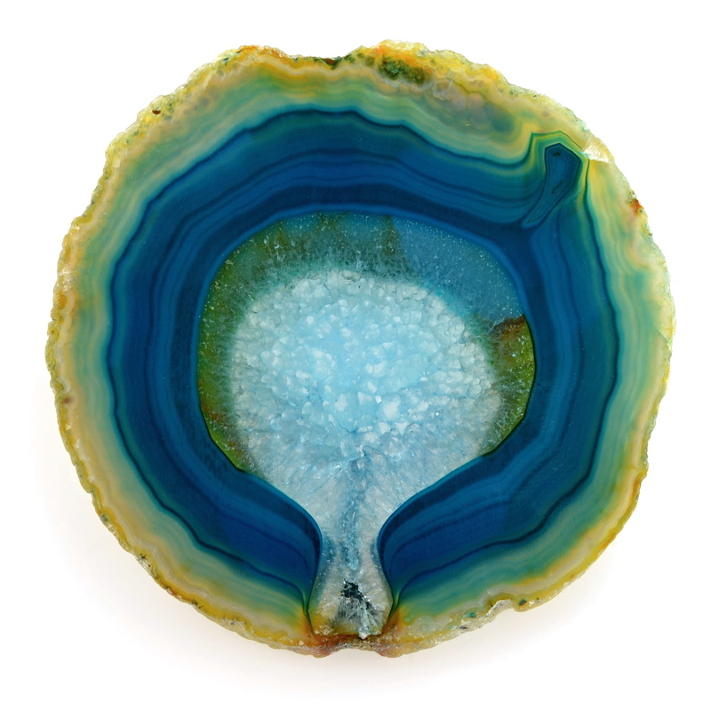 semi-precious stone, solid, cross section, gemstone, green, agate, textured, nature, 1080P, precious stones, white background, no people, turquoise colored
