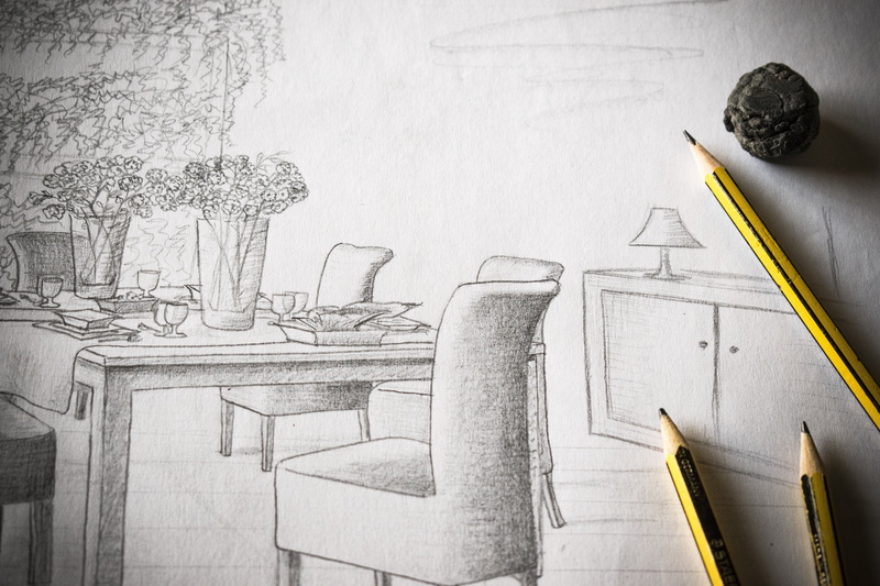 studio shot, drawing, nature, people, home improvement, pencil, wall - building feature, office, office supply, indoors, activity, plan, graphite, creativity