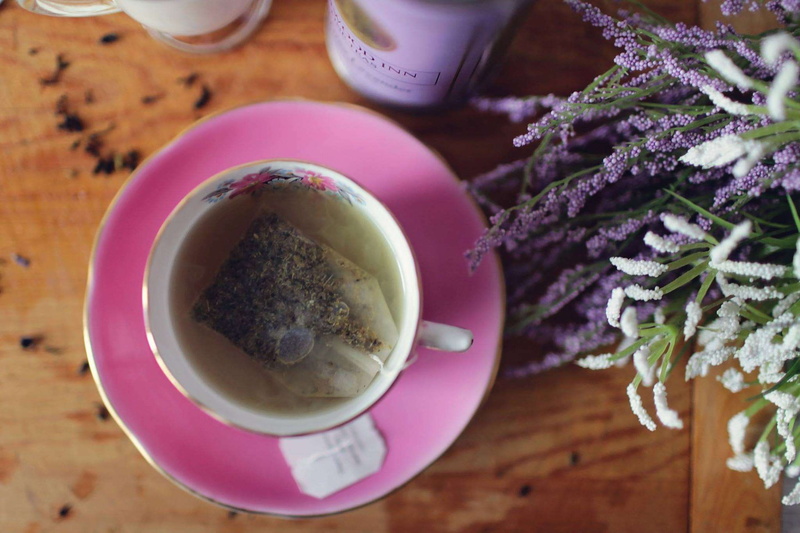 plant, food and drink, health, flowers, purple, medicine, cure, tea - hot drink, table, wellbeing, tea, healthy, top vie, leaf, herb, flora, tea bag, still life