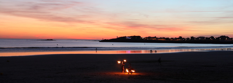 reflection, Sunset, travel destinations, france, scenics - nature, tranquility, water, cloud - sky, Saint Gilles Croix De Vie, scenics, Sea, night, sky