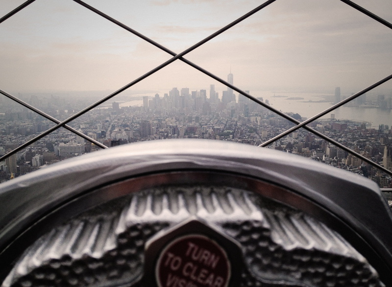 fence, city life, high, day, transportation, bridge - man made structure, security, car, photography, buildings, metal, tower viewer, manhattan, lookout