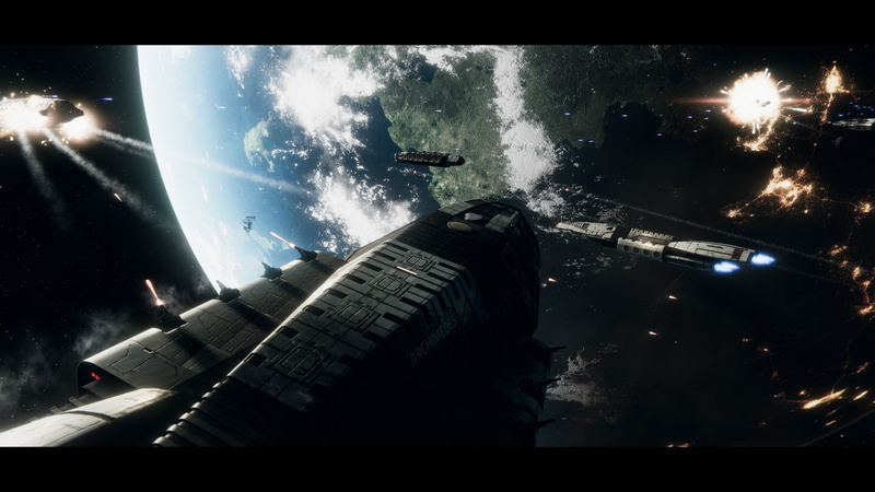 battlestar, Battlestar Galactica, galactica, space battle, Star conflict, deadlock, Battleship, explosion, Cylons, Battles, 4K, space
