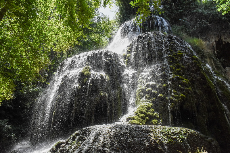 aragón, no filtre, forest, tree, power in nature, nature, long exposure, rock, water, solid, plant, falling water, monasterio de piedra, scenics - nature