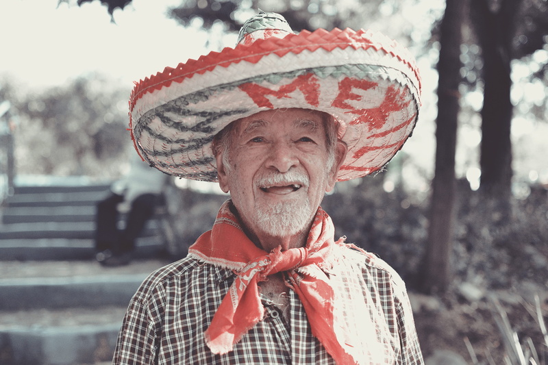 focus on foreground, red, 4K, hat, nature, culture, cinco, adult, grandpa, mexican culture, clothing, day, real people, outdoors, senior adult, one person