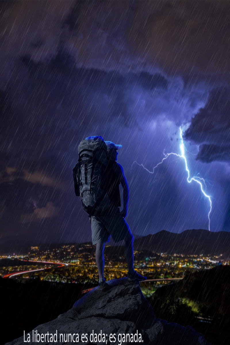 1080P, noche, lluvia