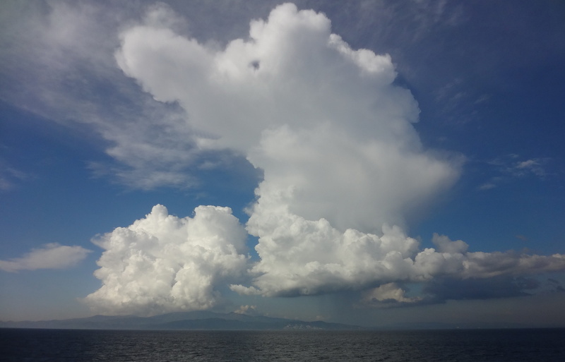 sky, cloud - sky, tranquil scene, paysage, estrecho de gibraltar, viaje, rock, mediterranean, océan, les montagnes, power in nature, cliff, tourism, scenics - nature