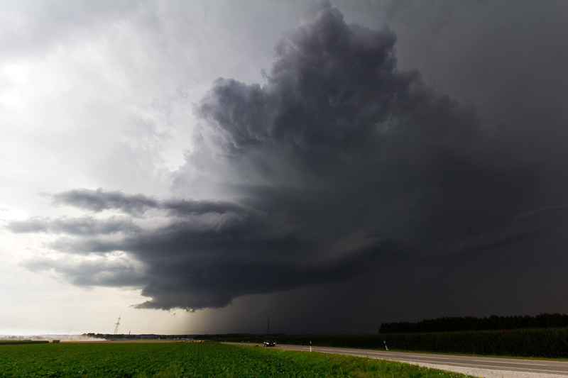 storm hunting, scenics - nature, tornado, super cell, nature, ominous, outdoors, day, meteorology, environment, storm, natural disaster, beauty in nature