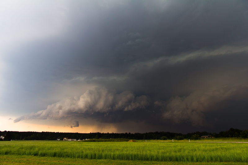 hail storm, clouds form, landscape, gewitterstimmung, non-urban scene, thunderstorm, storm hunting, gust front, 4K, tranquility, beauty in nature, dark sky