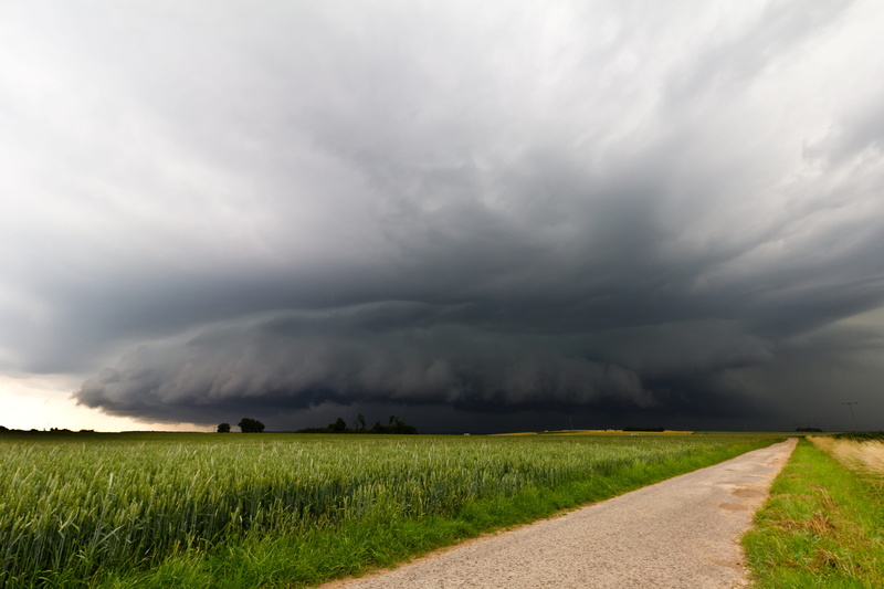 cloud - sky, power in nature, electrical storm, threatening, shelf cloud, scenics - nature, thunderstorm, hail storm, sky, agriculture, overcast, storm cloud