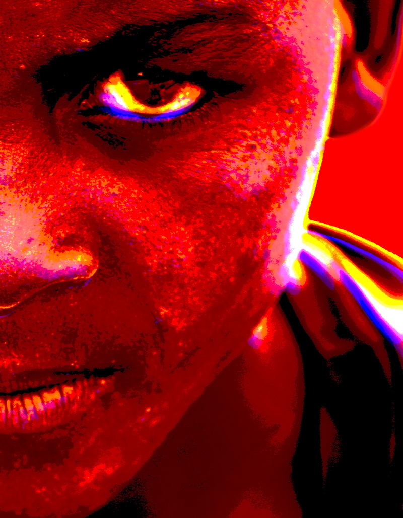 mid adult, light - natural phenomenon, human face, paint, portrait, looking, human lips, indoors, boy, headshot, multi colored, angry, face, face paint