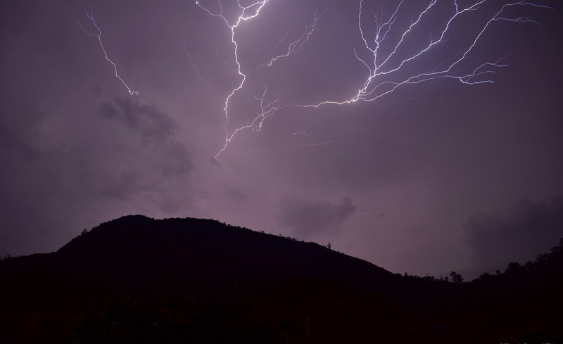 rain, power, storm, digital, warning sign, power in nature, outdoors, communication, 1080P, mountain, cloud - sky, extreme weather, night, scenics - nature