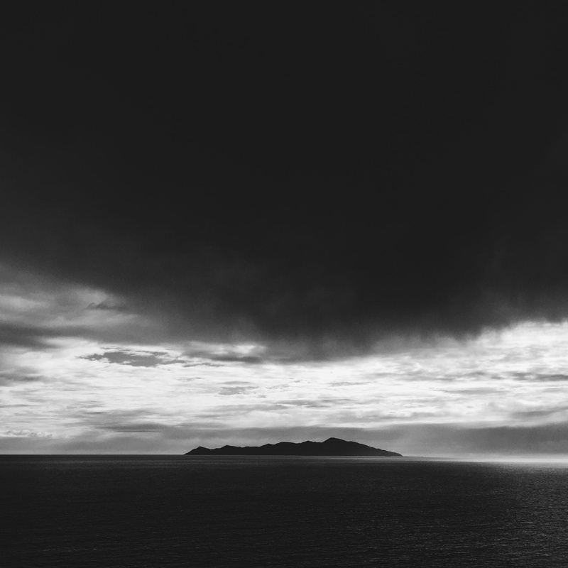 1080P, landscape, storm, white, tranquil scene, dark, clouds, beauty in nature, cloud, cloudy, horizon, island, cloudscape, no People, sky, storm cloud