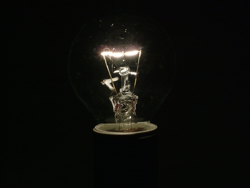 filament, black background, electric Lamp, glowing, electric light, glass - material, hell, close-up, no people, indoors, copy space, electrical equipment