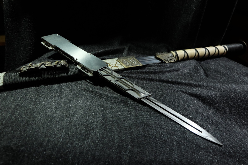 creed, single object, s, still life, alloy, 4K, sharp, table, cold weapon, knife, high angle view, hidden, close-up, security, han jian, AssassinS Creed